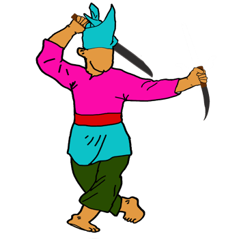 icon logo sticker Malay warrior self defense school club png