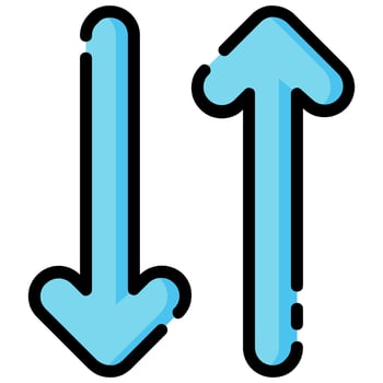 passing arrow vector filled icon