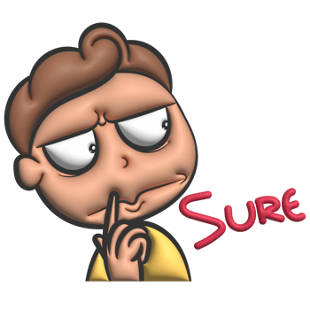 Are you sure cartoon 3d png