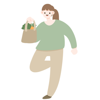 Woman hold cloth bag save world green peace on plastic day png