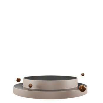 3D Round Podium for Product Display png