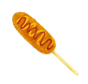 hot dog watercolor png