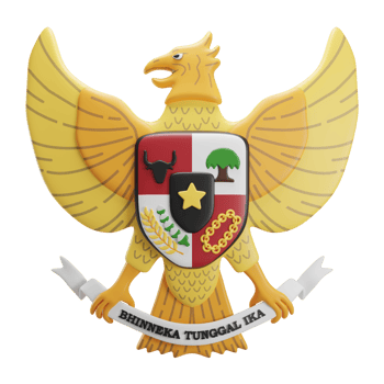 3d illustration garuda pancasila transparent background png