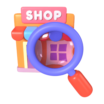 Product Search 3D Illustration Icon png
