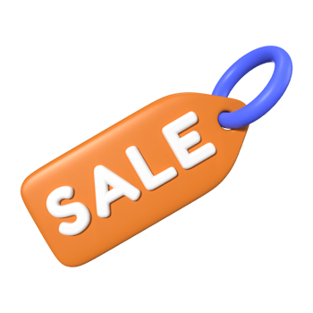 Sale Tag 3D Illustration Icon png