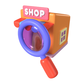 Product Search 3D Illustration Icon png