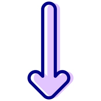 down arrow vector icon