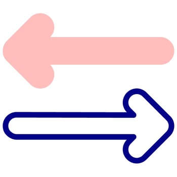 transfer arrow vector icon