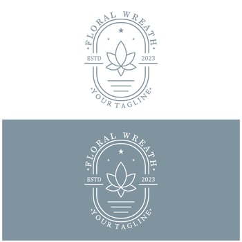 Elegant floral and leaf frame. Delicate botanical vector illustration for labels, spas, corporate identity, and wedding invitations
