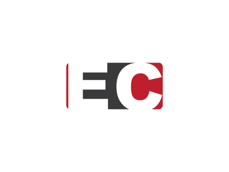 Minimal Ec Square Png Shape Logo, Square EC Logo Letter Vector Icon