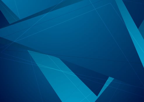 Abstract dark blue geometric polygonal background vector