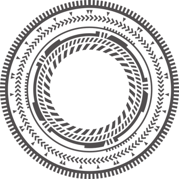 HUD tech circle for digital technology games design. Graphic element for cyber interface. Round ui frame. Circular abstract icon. png