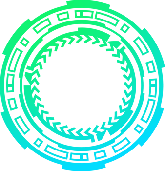 HUD futuristic element. Abstract optical neon aim. Circle geometric shape for virtual interface and games. Camera viewfinder for sniper weapon. png
