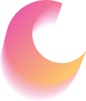 Y2k gradient moon. Holographic soft aura. Blurred aesthetic shape. png