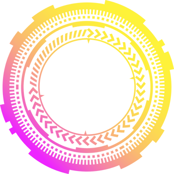 HUD futuristic element. Abstract optical neon aim. Circle geometric shape for virtual interface and games. Camera viewfinder for sniper weapon. png