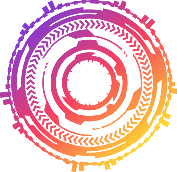 HUD futuristic element. Abstract optical neon aim. Circle geometric shape for virtual interface and games. Camera viewfinder for sniper weapon. png