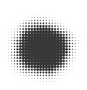 Halftone shape. Dotted grunge abstract staine with gradation. Cloud with shade texture. Geometric gradient blot. png