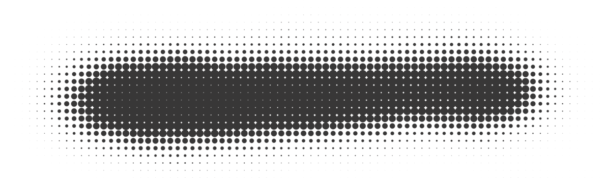 Halftone shape. Dotted grunge abstract staine with gradation. Cloud with shade texture. Geometric gradient blot. png