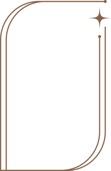 Aesthetic frame shape. Outline minimal graphic elements with stars. Abstract boho arch with sparkles. Trendy geometric template for poster and story. png