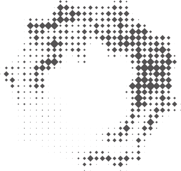 Dotted circle pattern. Abstract halftone round. Frame with random gradient gradation. Grunge ring design png