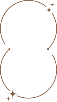 Aesthetic frame shape. Outline minimal graphic elements with stars. Abstract boho arch with sparkles. Trendy geometric template for poster and story. png