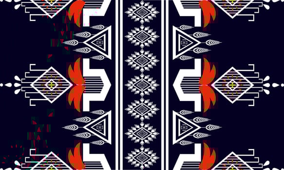 Vector seamless pattern design for fabrics, rugs, ornaments, textiles, decorations, wallpaper