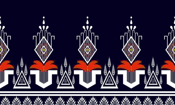 Vector seamless pattern design for fabrics, rugs, ornaments, textiles, decorations, wallpaper