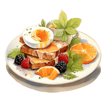 Healthy breakfast is useful for everyone. png