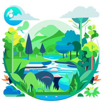 ecology concept. aesthetic png