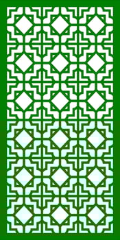 Simple Vector Pattern for Laser Cutting, Decoration, and Ornament. Metal design, wood carving, vector