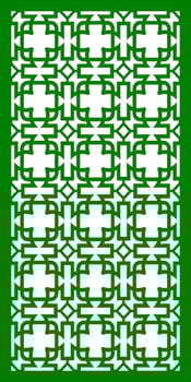 Simple Vector Pattern for Laser Cutting, Decoration, and Ornament. Metal design, wood carving, vector