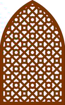 Simple Vector Pattern for Laser Cutting, Decoration, and Ornament. Metal design, wood carving, vector