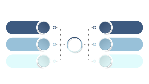 Infographic process design 6 options or steps. png
