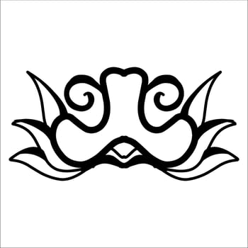 Vintage Baroque Victorian frame floral border ornament leaf scroll engraved retro floral decorative design pattern black and white tattoo Japanese filigree calligraphy vector batik, illustration class