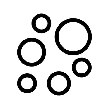 Bubbles Icon Vector Symbol Design Illustration