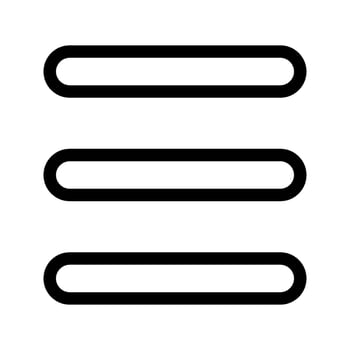 Side Menu Icon Vector Symbol Design Illustration