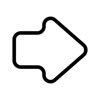 Arrow Right Icon Vector Symbol Design Illustration