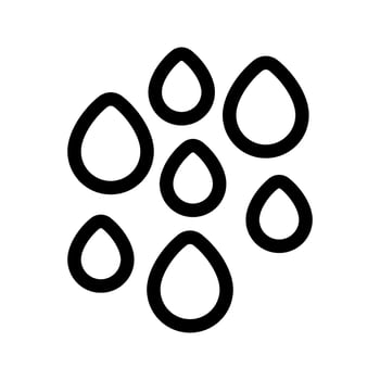 Rain Icon Vector Symbol Design Illustration