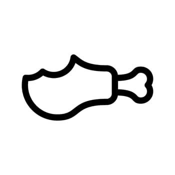 Leg Piece Icon Vector Symbol Design Illustration