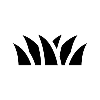Grass Icon Vector Symbol Design Illustration