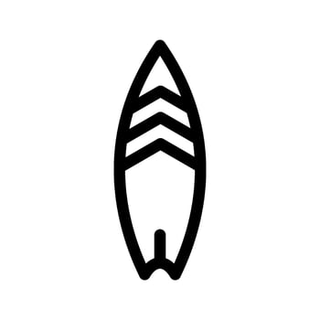 Surfboard Icon Vector Symbol Design Illustration