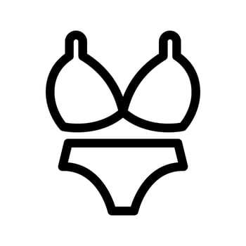 Bikini Icon Vector Symbol Design Illustration
