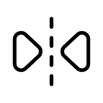 Reflection Icon Vector Symbol Design Illustration