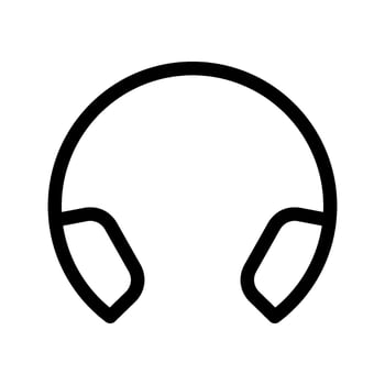 Headphone Icon Vector Symbol Design Illustration