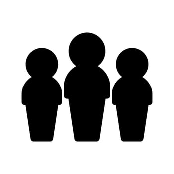 Community Icon Vector Symbol Design Illustration