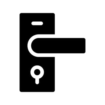 Door Knob Icon Vector Symbol Design Illustration