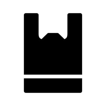 Plastic Bag Icon Vector Symbol Design Illustration