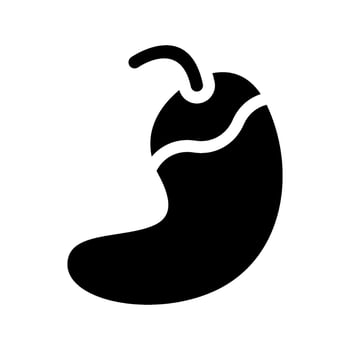 Chili Icon Vector Symbol Design Illustration