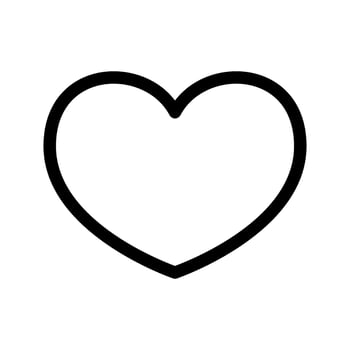 Heart Icon Vector Symbol Design Illustration