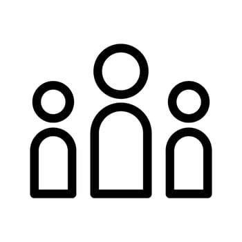 Team Icon Vector Symbol Design Illustration